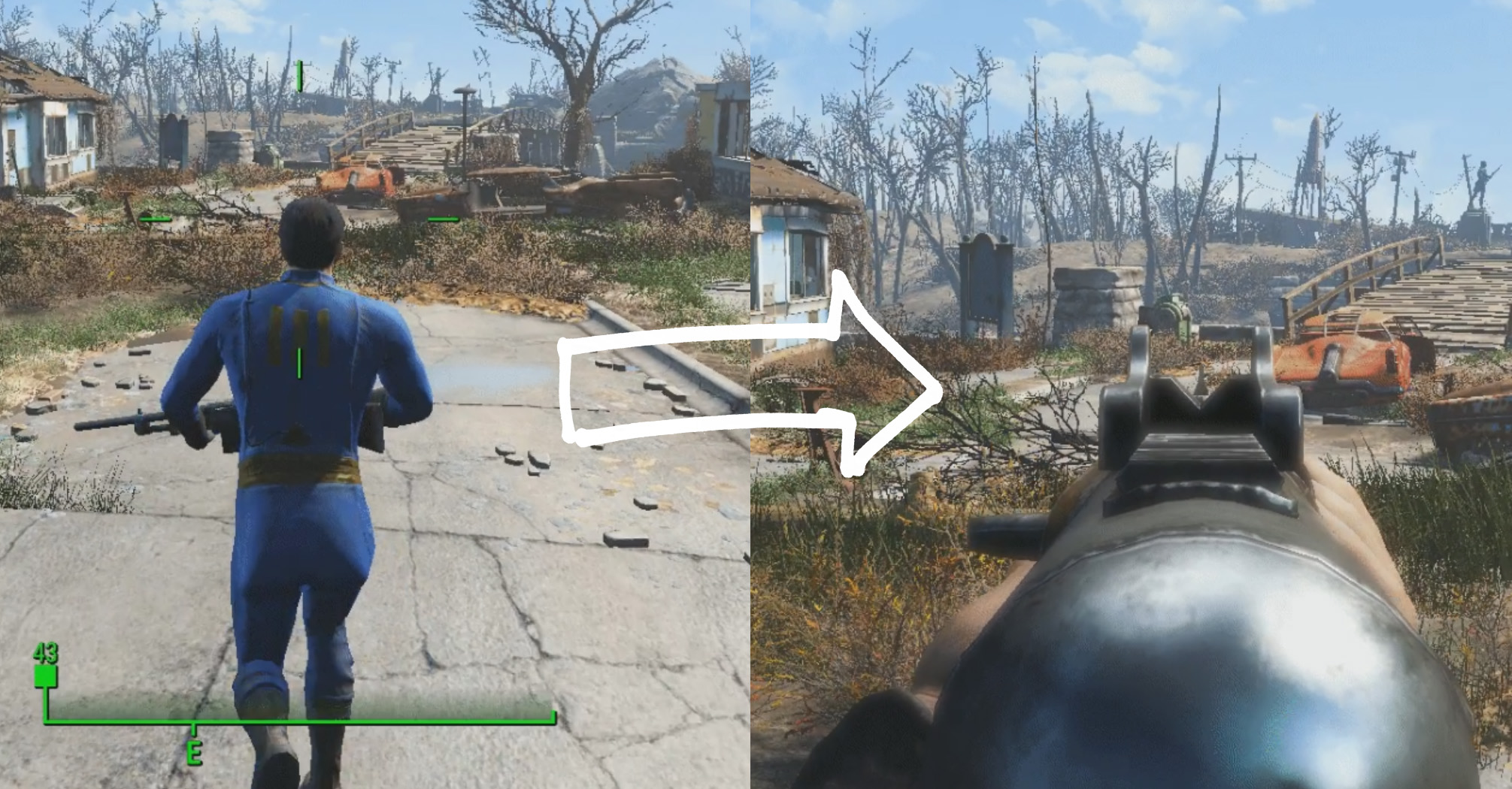 Fallout 4 See Your Body In First Person